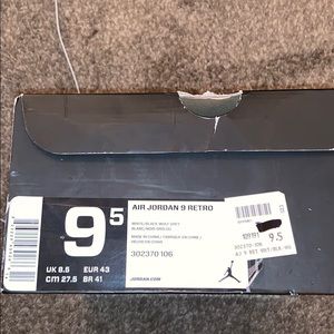 AIR JORDAN 9 RETRO "BARONS"